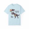 Funny Dinosaur Shirt with Flowers