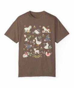 Pastel Farm Animals Shirt