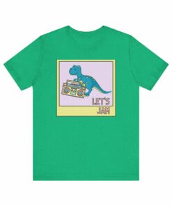 Retro Dinosaur Music T-Shirt