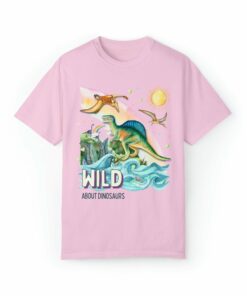 Silly Dinosaur T-Shirt with Hearts Wild About Dinosaurs