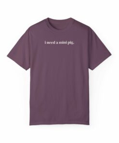 Silly Mini Pig Tee Shirt