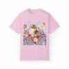Watercolor Cat with Butterflies Tee