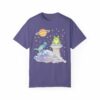Weirdcore Pastel Goth T-Shirt with Dinosaur and Frog