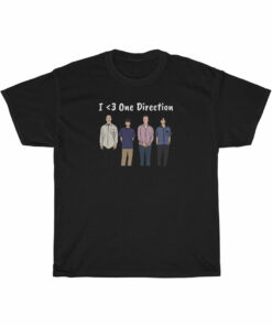I 3 One Direction weezer t