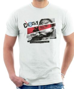 Chucky Eat Your Heart Out Im Your Friend To The End Men’s T-Shirt