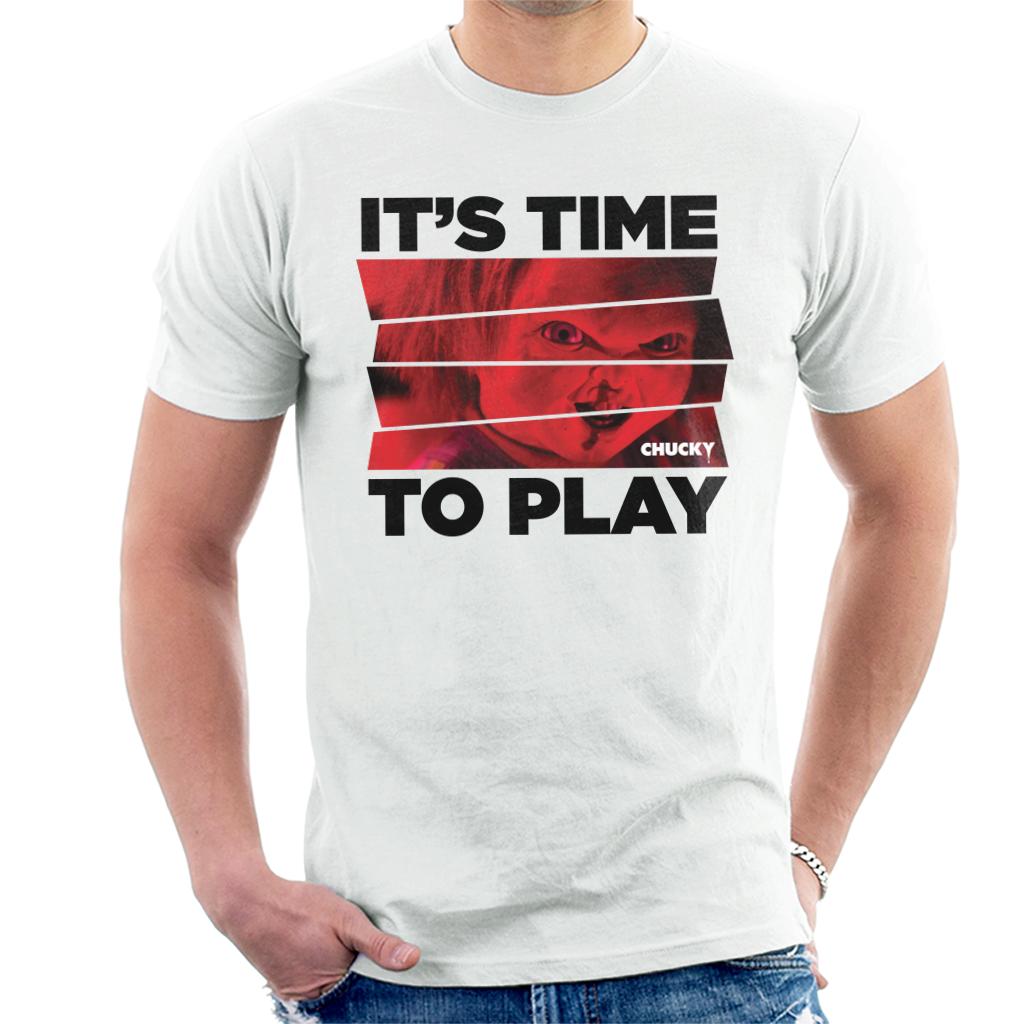 Chucky Its Time To Play Men's T-Shirt Chucky Its Time To Play Men's T-Shirt