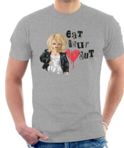 Chucky Tiffany Valentine Eat Your Heart Out Men’s T-Shirt