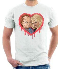 Chucky Tiffany Valentine Modern Love Men’s T-Shirt