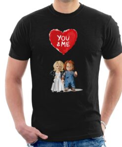 Chucky Tiffany Valentine You And Me Men’s T-Shirt Chucky Tiffany Valentine You And Me Men’s T-Shirt