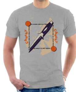 Chucky Voodoo Knife Men’s T-Shirt