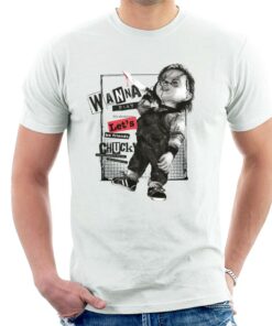 Chucky Wanna Play Its Showtime Lets Be Friends Men’s T-Shirt