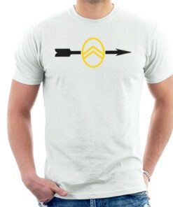 Citroen 1922 Badge Black Arrow Logo Men's T-Shirt 2 Citroen 1922 Badge Black Arrow Logo Mens T Shirt 3
