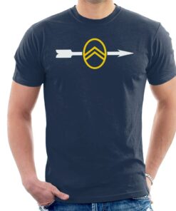Citroen 1922 Badge White Arrow Logo Men's T-Shirt 2 Citroen 1922 Badge White Arrow Logo Mens T Shirt 3