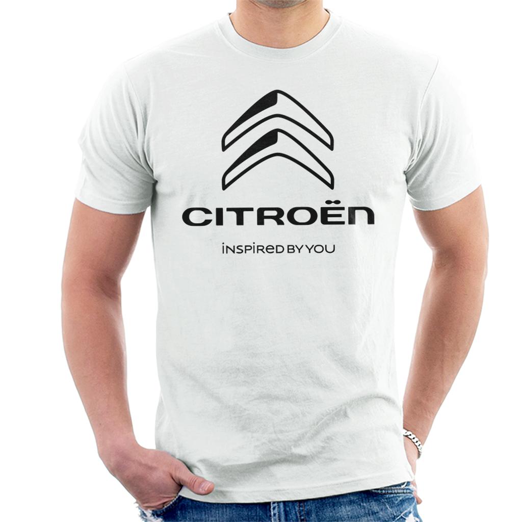 Citroen 2016 Black Logo Inspired By You Men's T-Shirt Citroen 2016 Black Logo Inspired By You Men's T-Shirt