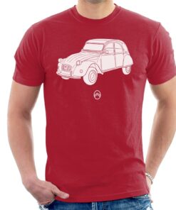 Citroen 2CV Angle For Dark Men’s T-Shirt