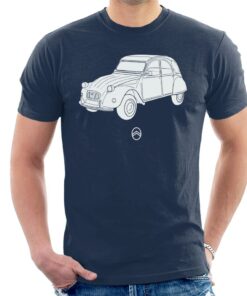Citroen 2CV Angle For Dark Men's T-Shirt 2 Citroen 2CV Angle For Dark Mens T Shirt 3