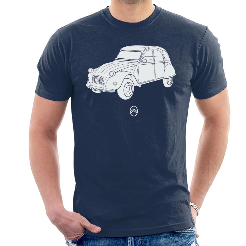 Citroen 2CV Angle For Dark Men's T-Shirt Citroen 2CV Angle For Dark Men's T-Shirt