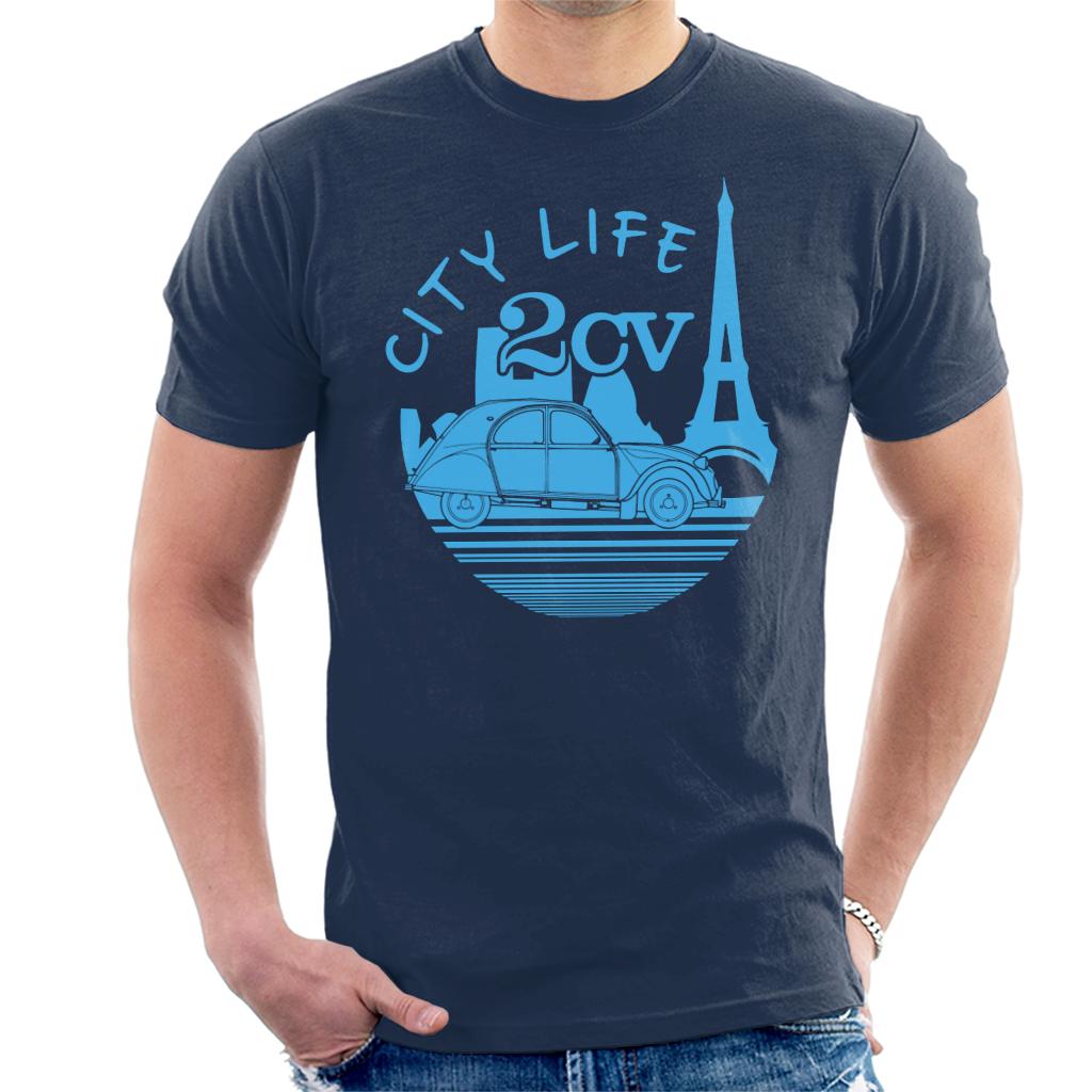 Citroen 2CV City Life Paris Men's T-Shirt Citroen 2CV City Life Paris Men's T-Shirt