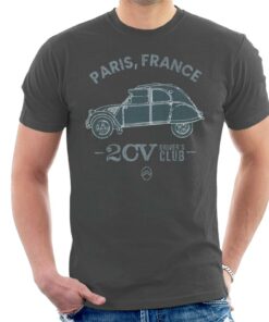 Citroen 2CV Drivers Club Paris France Men’s T-Shirt