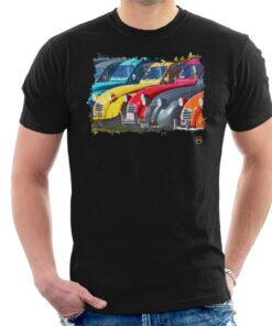 Citroen 2CV In A Line Retro Photo Men’s T-Shirt Citroen 2CV In A Line Retro Photo Men’s T-Shirt