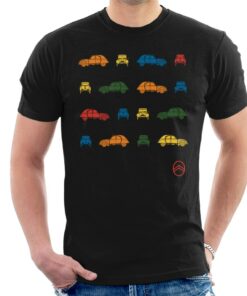 Citroen 2CV Pop Art Pattern Men’s T-Shirt Citroen 2CV Pop Art Pattern Men’s T-Shirt