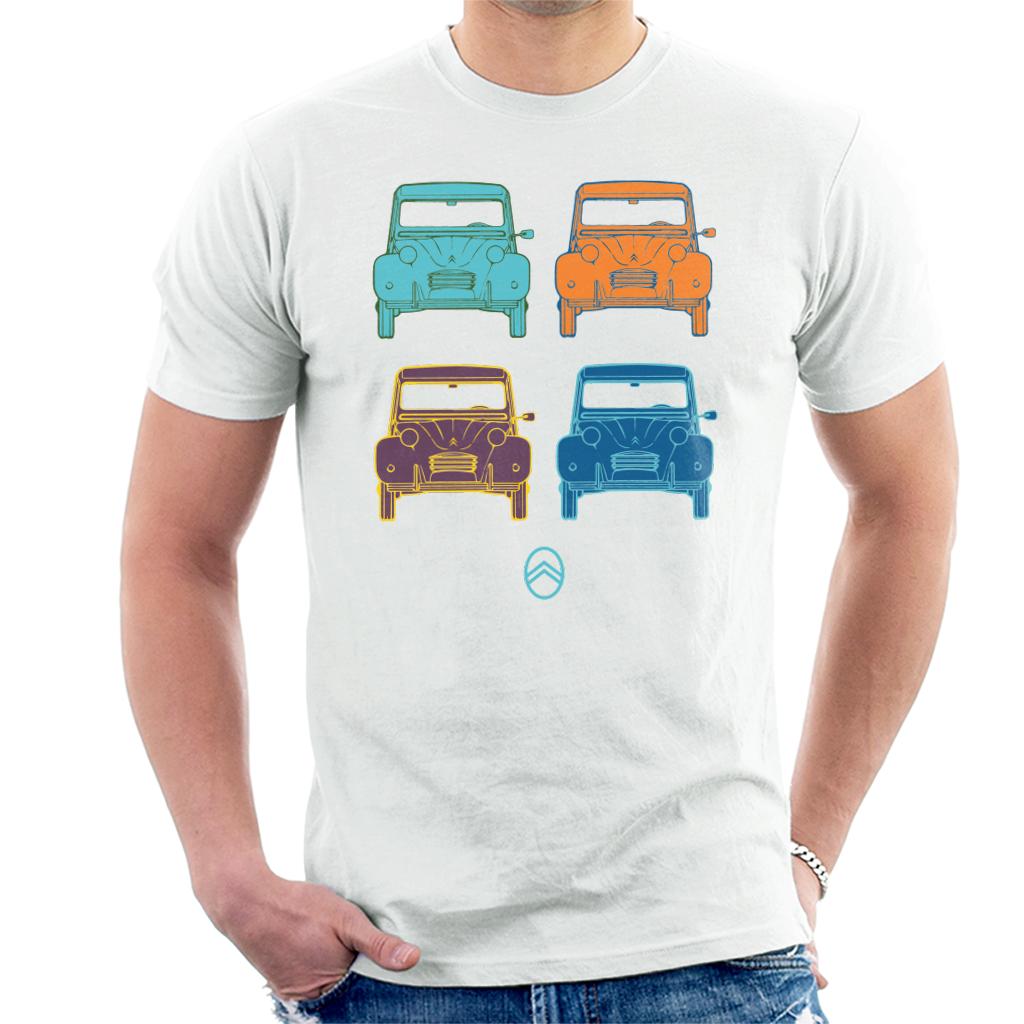 Citroen 2CV Pop Art Style Men's T-Shirt Citroen 2CV Pop Art Style Men's T-Shirt