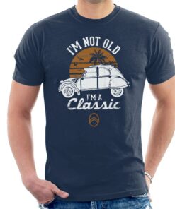 Citroen 2CV White I'm Not Old Classic Sunset Men's T-Shirt 2 Citroen 2CV White Im Not Old Classic Sunset Mens T Shirt 3