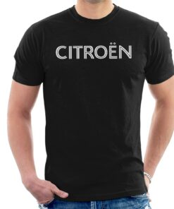 Citroen Retro Line White Logo Men’s T-Shirt