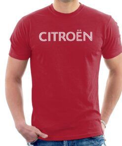 Citroen Retro Line White Logo Men’s T-Shirt