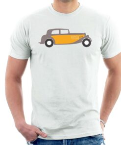 Citroen Traction Classic Car Sketch Men's T-Shirt 2 Citroen Traction Classic Car Sketch Mens T Shirt 3