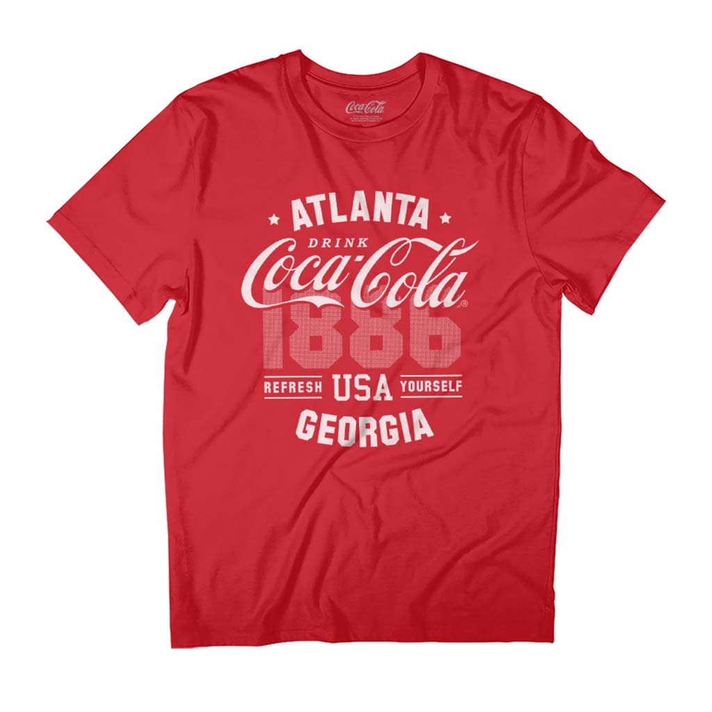 Coca-Cola 1886 USA Sports Style Men's T-Shirt Coca-Cola 1886 USA Sports Style Men's T-Shirt
