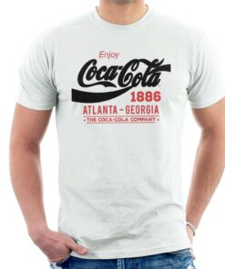Coca Cola Black Classic Logo Men’s T-Shirt