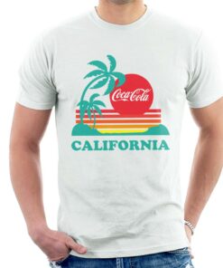 Coca Cola California Sunset Men's T-Shirt 2 Coca Cola California Sunset Mens T Shirt 3