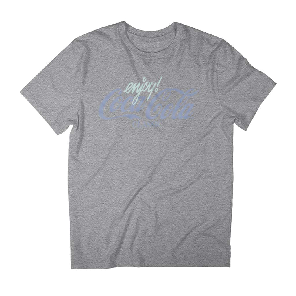 Coca-Cola Classic Blue Pastel Logo Men's T-Shirt Coca-Cola Classic Blue Pastel Logo Men's T-Shirt