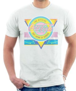 Coca Cola Classic The Official Soft Drink Of Summer Men's T-Shirt 2 Coca Cola Classic The Official Soft Drink Of Summer Mens T Shirt 3