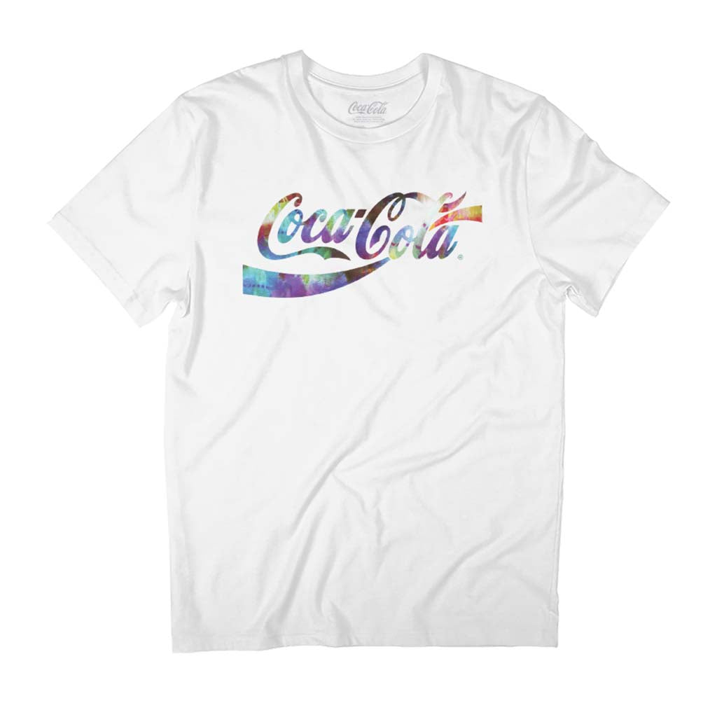 Coca-Cola Colourful Gradient Mist Logo Men's T-Shirt Coca-Cola Colourful Gradient Mist Logo Men's T-Shirt