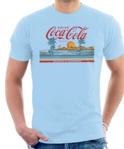 Coca Cola Delicious And Refreshing Ocean Waves Men’s T-Shirt