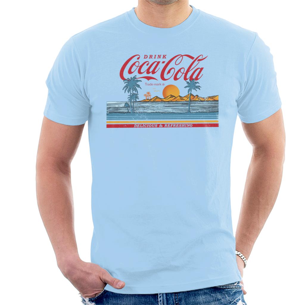 Coca Cola Delicious And Refreshing Ocean Waves Men's T-Shirt Coca Cola Delicious And Refreshing Ocean Waves Men's T-Shirt