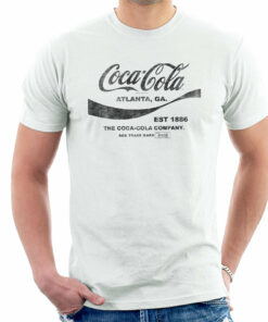Coca Cola Drink 1886 Black Text Men’s T-Shirt