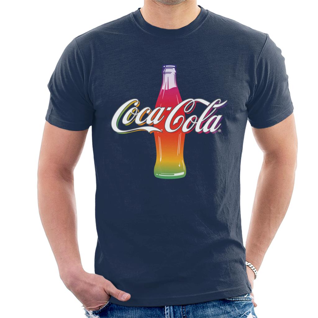 Coca Cola Multi Colour Bottle Men's T-Shirt Coca Cola Multi Colour Bottle Men's T-Shirt