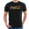 Coca Cola Rainbow Gradient Logo Men’s T-Shirt