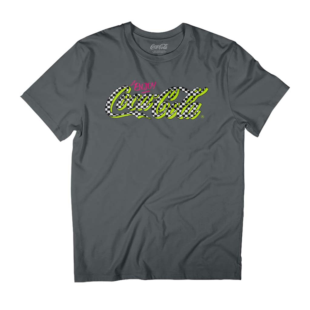 Coca-Cola Retro Checkboard Logo Men's T-Shirt Coca-Cola Retro Checkboard Logo Men's T-Shirt
