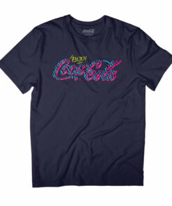 Coca-Cola Retro Zebra Logo Men’s T-Shirt