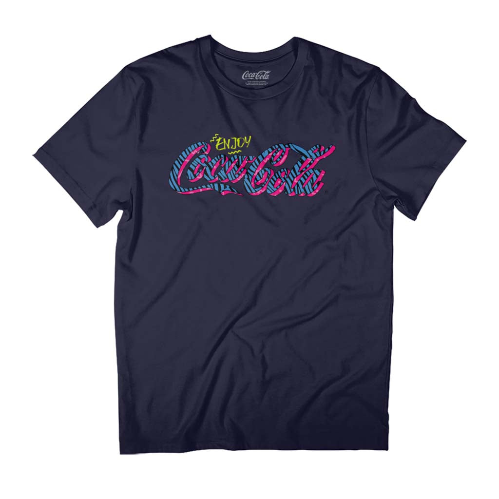 Coca-Cola Retro Zebra Logo Men's T-Shirt Coca-Cola Retro Zebra Logo Men's T-Shirt