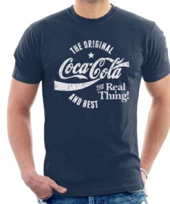 Coca Cola The Original And The Best White Logo Men’s T-Shirt Coca Cola The Original And The Best White Logo Men’s T-Shirt