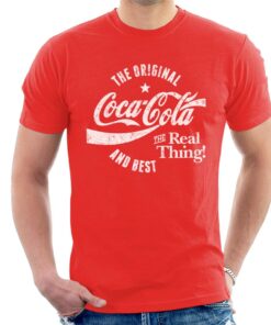 Coca Cola The Original And The Best White Logo Men’s T-Shirt