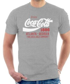 Coca Cola White Classic Logo Men’s T-Shirt