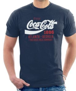 Coca Cola White Classic Logo Mens T Shirt 3