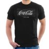 Coca Cola White Stripes Logo Men’s T-Shirt