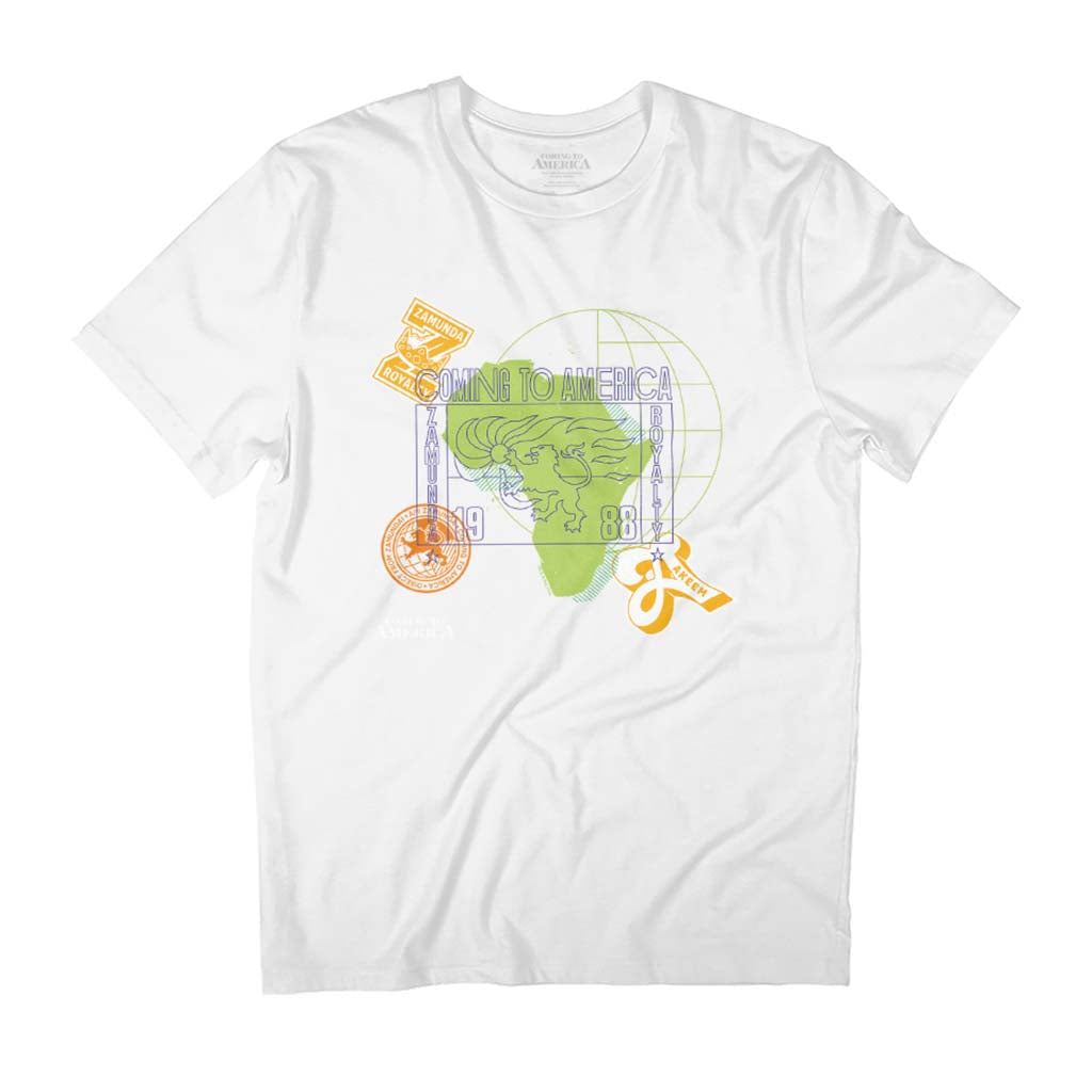 Coming To America Africa Zamunda Badges Men's T-Shirt Coming To America Africa Zamunda Badges Men's T-Shirt
